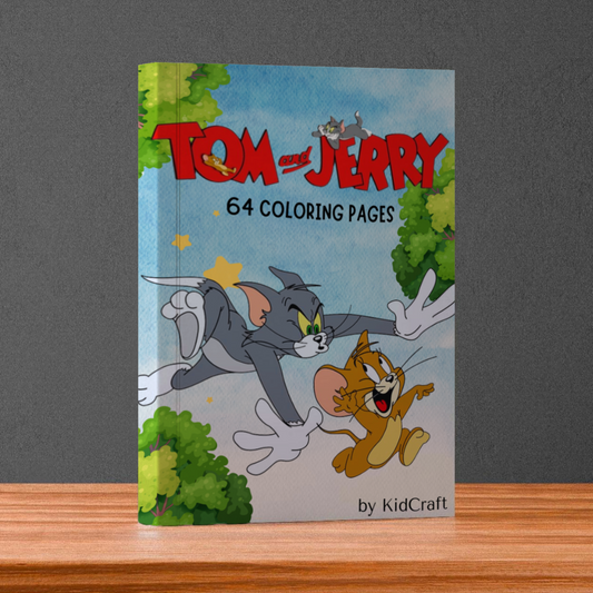 Tom & Jerry Adventures | Kids’ Printable Coloring Book (64 Pages)